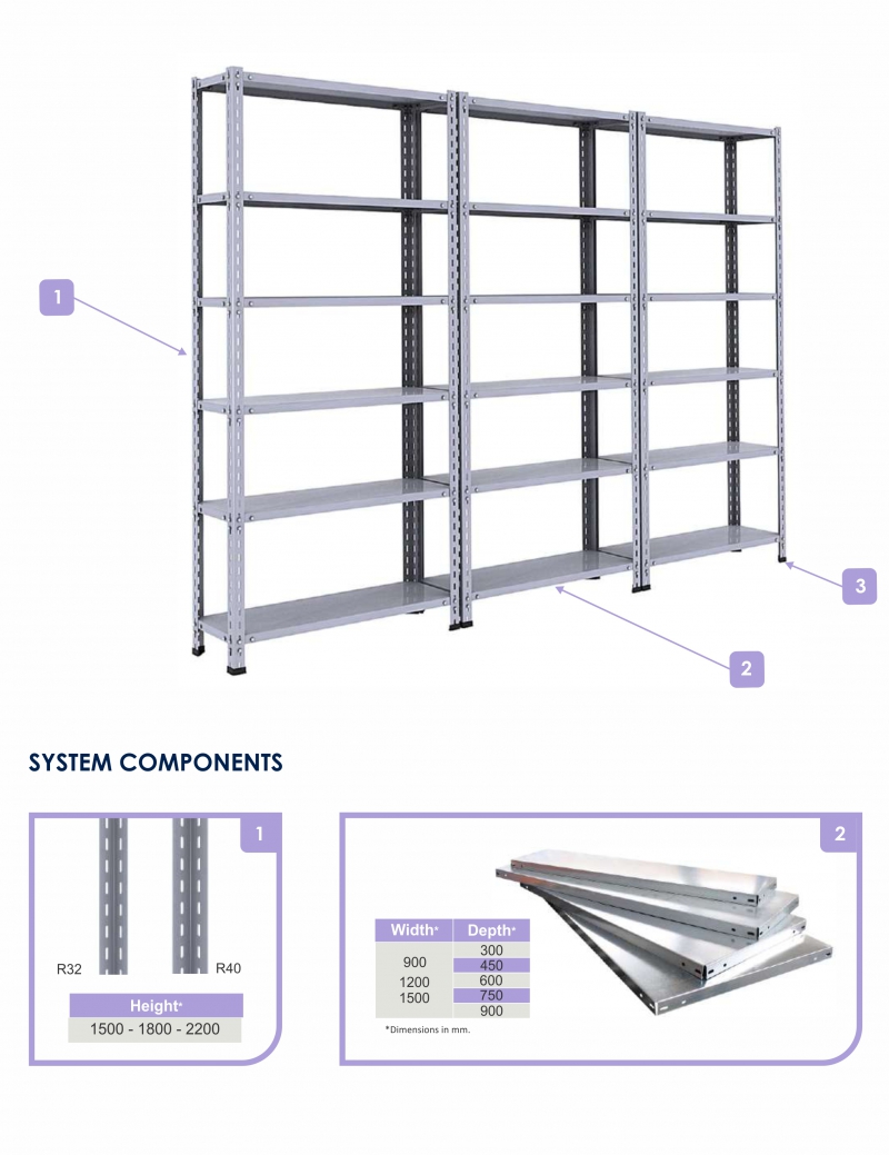 Kệ sắt V lỗ